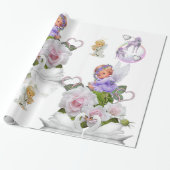 Glanzende Pony papier engel met onmiddellijke verp (Uitgerold)