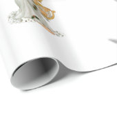 Glanzende Pony papier engel met onmiddellijke verp (Rol Hoek)