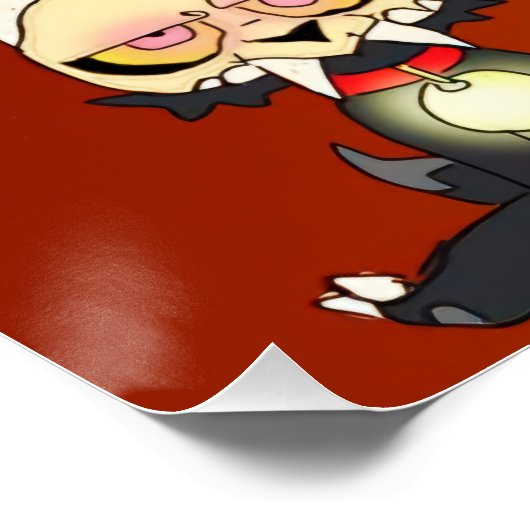 Glanzende poster (Hoek)