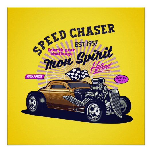 Glanzende Poster (Voorkant)