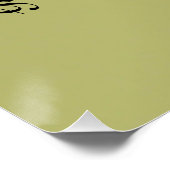 Glanzende Poster (Hoek)