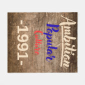 Glanzende Poster Fleece Deken (Voorkant (Horizontaal))