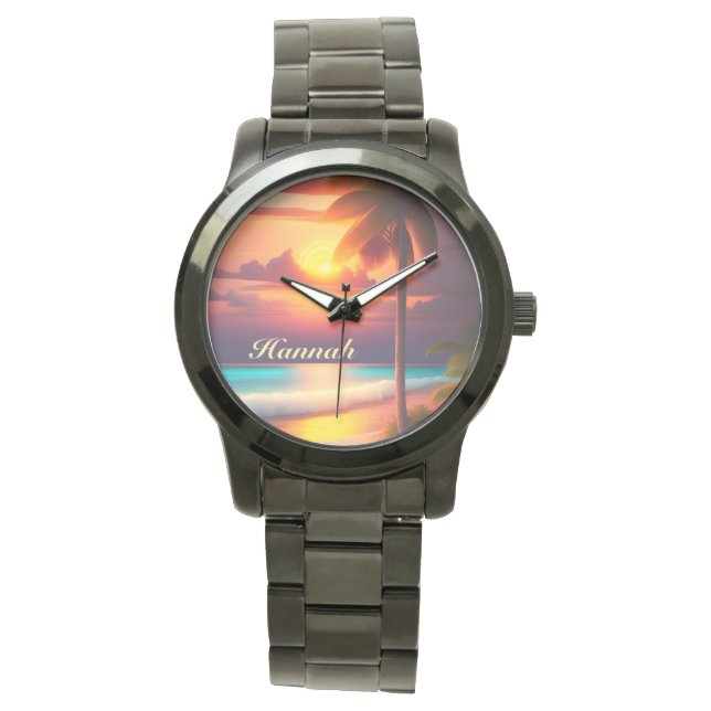 Glänzende Poster Horloge (Voorkant)