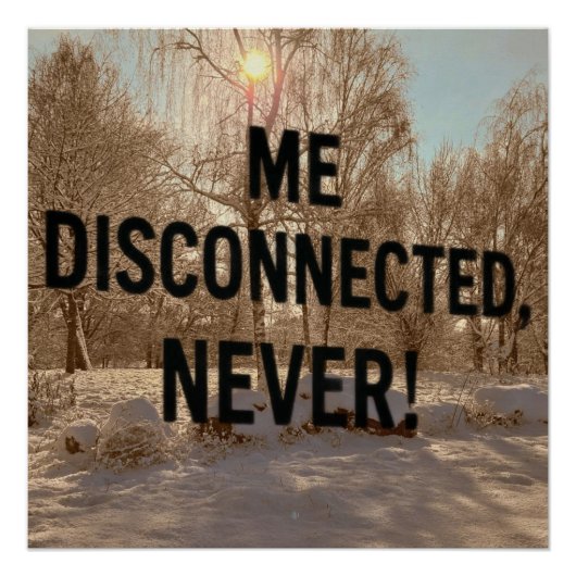 Glanzende Poster - Inspirerende Winter Poster (Voorkant)