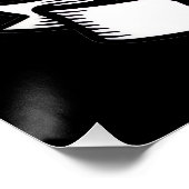 Glanzende poster Muziek Rock and Roll (Hoek)