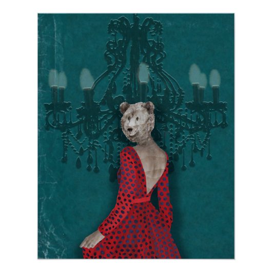 glanzende poster objet_19_une femme_2 (Voorkant)