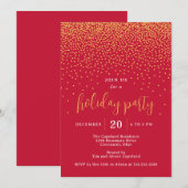 Glanzende punten bewerkbare kleur feestelijke uitn kaart (Voorkant / Achterkant)