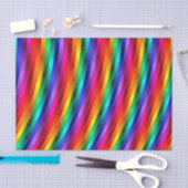 Glanzende regenboogstrips met glans tissuepapier (Craft)