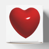 Glanzende rode hart bedankdoosjes (Bovenkant)