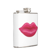 Glanzende rode lippen heupfles (Rechts)