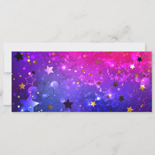 Glanzende Roze Blauwe Achtergrond Aankondiging