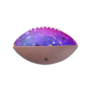 Glanzende Roze Blauwe Achtergrond American Football