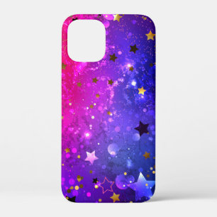 Glanzende Roze Blauwe Achtergrond Case-Mate iPhone Case