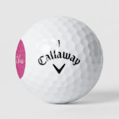 Glanzende Roze Cadeaus Golfballen (Logo)