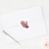 Glanzende Roze CALIFORNIA Sticker Ontwerp (Envelop)