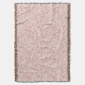 Glanzende Roze Glitter Kerst Deken (Voorkant Verticaal)