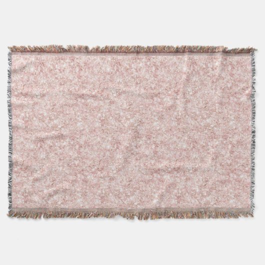 Glanzende Roze Glitter Kerst Deken (Voorkant)