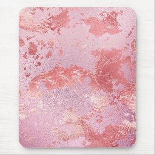 Glanzende Roze Glitterende Metalen Folie Muismat