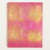 Glanzende Roze Goud Glans Planner (Voorkant)