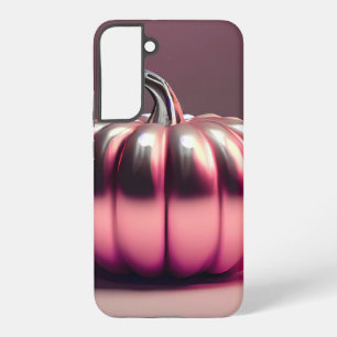 Glanzende Roze Pompoen Samsung Galaxy Hoesje