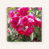 Glanzende Rozen Notitieboek (Voorkant)