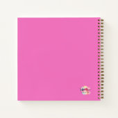 Glanzende Rozen Notitieboek (Achterkant)