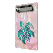 Glanzende schildpad  mini klembord (Angled2)