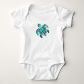 Glanzende schildpad  romper (Voorkant)
