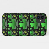 Glanzende Shamrocks Case-Mate iPhone Case (Achterkant (horizontaal))