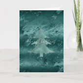Glanzende smaragdgroene ombre-marmer               kaart (Voorkant)