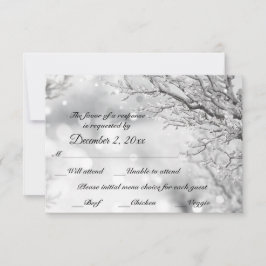 Glanzende Sneeuw en Ijs Winter RSVP + Menu