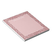 Glanzende Sparkle Roze Glitter Notitieblok (Schuin)