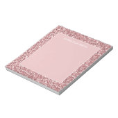 Glanzende Sparkle Roze Glitter Notitieblok (Linkerzijde)