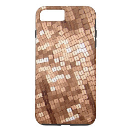 Glanzende Sparkly Koper gekleurde pailletten Case-Mate iPhone Case