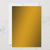 Glanzende Sparkly Stiletto, Gouden Verjaardagsfees Kaart (Achterkant)