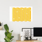 Glanzende stapels gouden munten poster (Thuiskantoor)