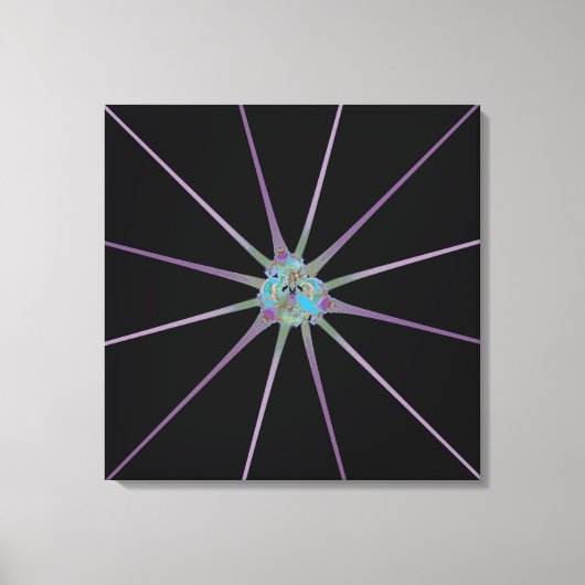 Glanzende Ster Canvas Afdruk (Voorkant)
