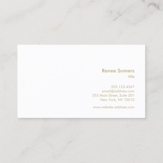 Glanzende sterren Licht Blauw Visitekaartje (Achterkant)