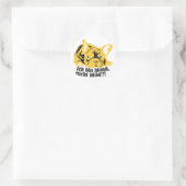 Glanzende sticker "Blond Bulldog" (Tas)