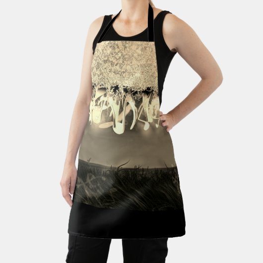 Glanzende tonen van goud schort (Insitu)