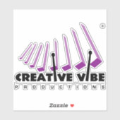 Glanzende transparante CVP-Sticker Sticker (Vel)