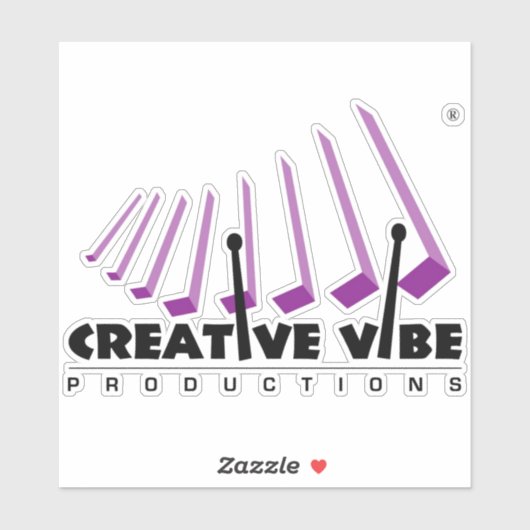 Glanzende transparante CVP-Sticker Sticker (Vel)