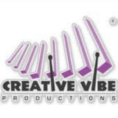 Glanzende transparante CVP-Sticker Sticker (Voorkant)