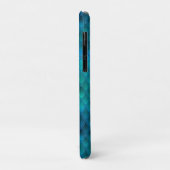 Glanzende Turquoise & Glitterende Dragonschubben Case-Mate iPhone Case (Achterkant/links)
