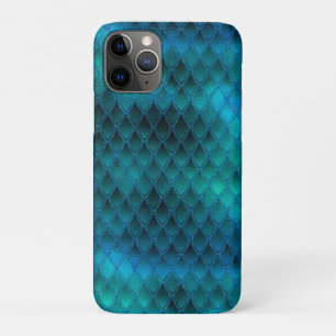 Glanzende Turquoise & Glitterende Dragonschubben Case-Mate iPhone Case