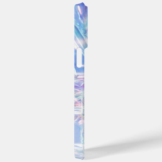 Glanzende Verfrommelde Folie Iridescent Wrap Custo Case-Mate iPhone Case (Achterkant / Rechts)