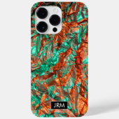 Glanzende verfrommelde Folie iriserende aangepaste Case-Mate iPhone Case (Achterkant)