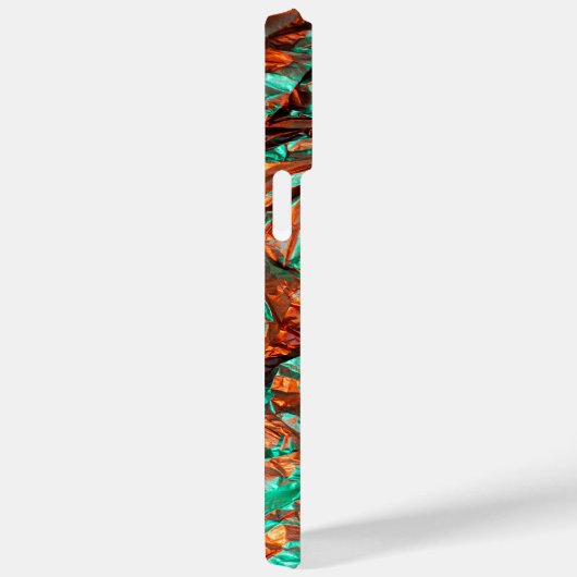 Glanzende verfrommelde Folie iriserende aangepaste Case-Mate iPhone Case (Achterkant / Rechts)