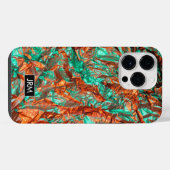 Glanzende verfrommelde Folie iriserende aangepaste iPhone Hoesje (Achterkant horizontaal)