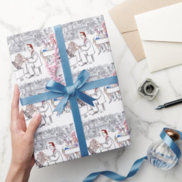 Glanzende vingers inpakpapier